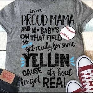 BASEBALL MOM T-SHIRTS